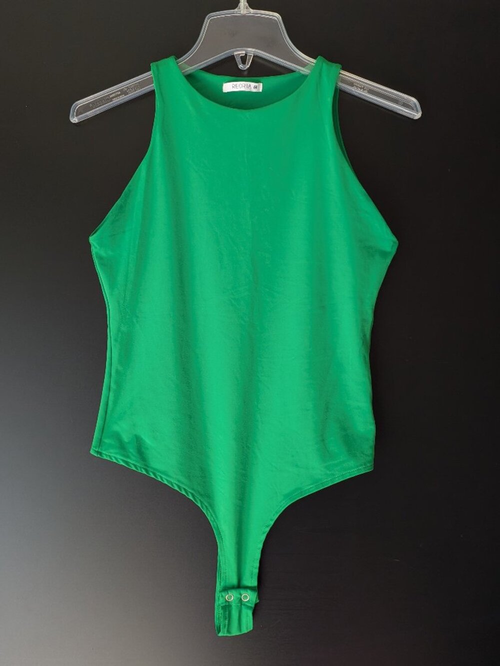 Green Halter Top Bodysuit